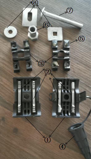 Conector Dentado Metalico Estructura