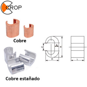 Conector para Compresión de Cobre Tipo C